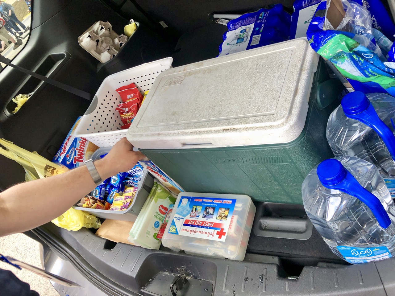 food cart interior
